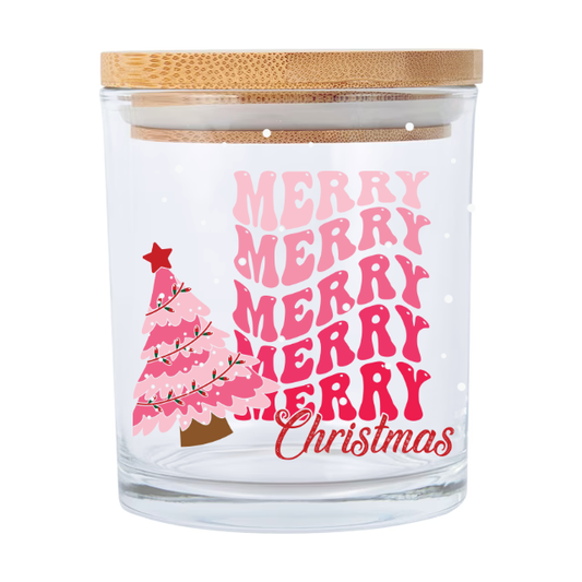 Merry Christmas Pink - Candle 210g