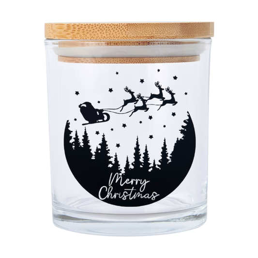 Merry Christmas Silhouette - Candle 210g